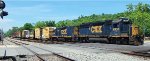 CSX 6937 and 2291 on local L20614 return to home base, Sandy Hook Yard